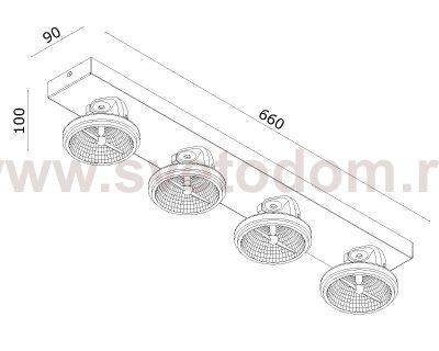 Потолочный светильник Lucide 23955/24/30 XENTRIX 