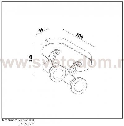 Потолочный светильник Lucide 23956/10/30 XANTRA