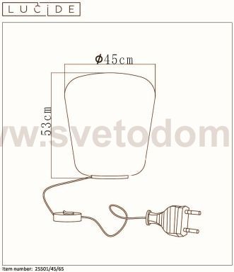 Настольная лампа Lucide 25501/45/65
