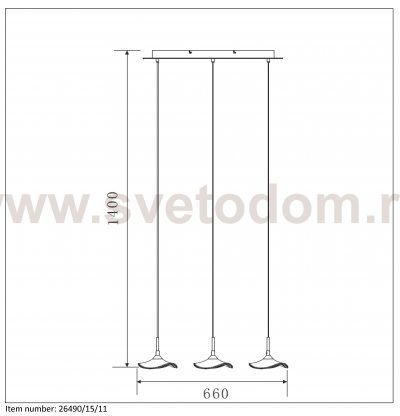 Подвесной светильник Lucide 26490/15/11 CALLA LED