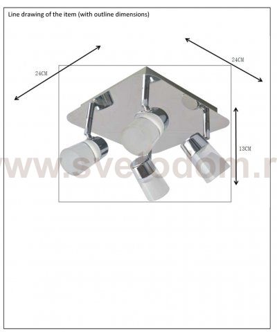 Потолочный светильник Lucide 26993/20/11 XANTO