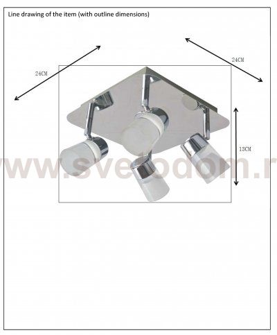 Потолочный светильник Lucide 26993/20/11 XANTO