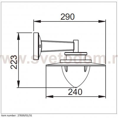 Светильник бра 27839/01/31 SESMA Lucide