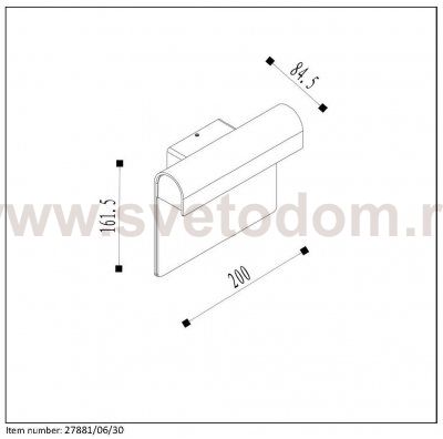 Светильник бра 27881/06/30 THESI Lucide