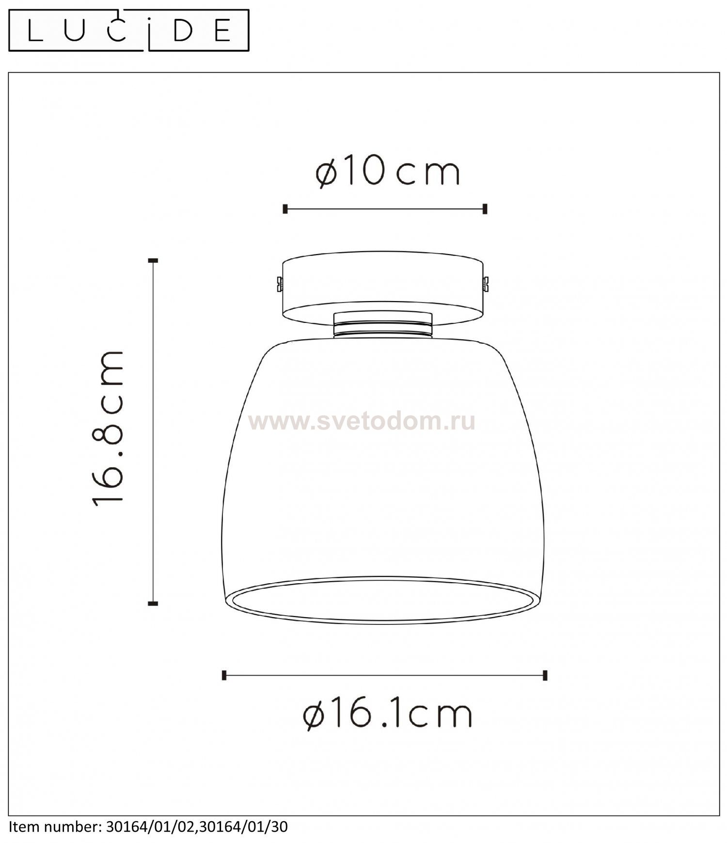 Светильник Lucide 30164/01/02