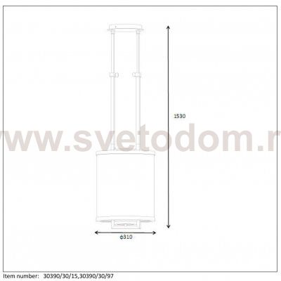 Подвесной светильник Lucide 30390/30/97 BRUNELLO