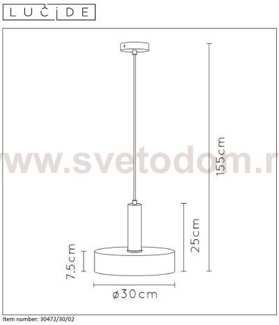 Светильник Lucide 30472/30/02