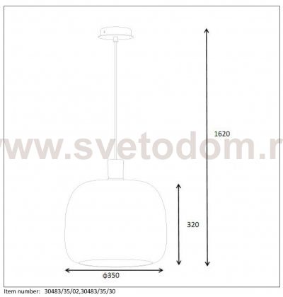 Подвесной светильник Lucide 30483/35/02 ACROS