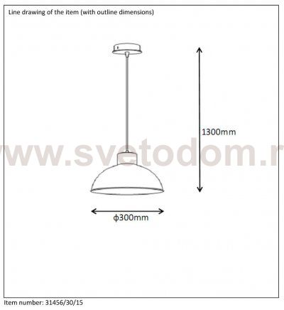 Подвес Lucide 31456/30/15 BORIS