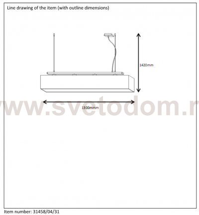 Подвес Lucide 31458/04/31 COLLOM
