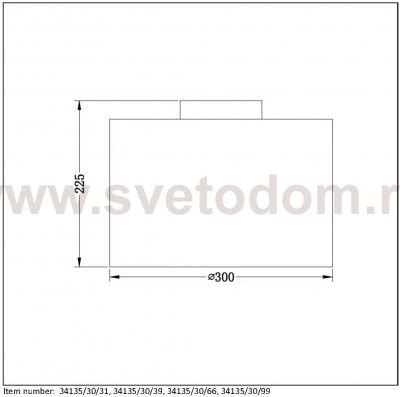 Потолочный светильник Lucide 34135/30/39