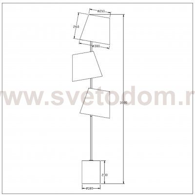Торшер Lucide 34732/03/41
