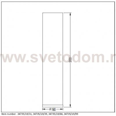 Торшер Lucide 34735/19/31
