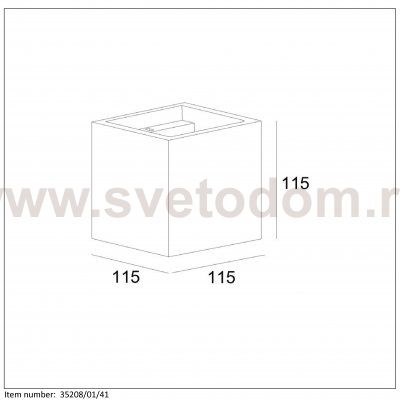 Настенный светильник бра Lucide 35208/01/41 GIPSY