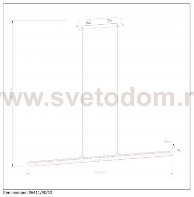 Подвесной светильник Lucide 36411/30/12 HETLI LED
