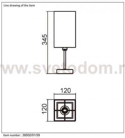 настольная лампа Lucide 39502/01/39 DUNA -TOUCH