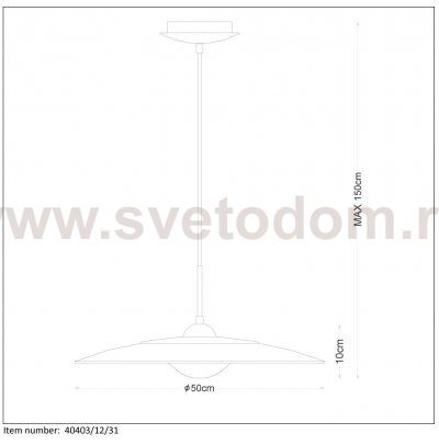 Подвесной светильник Lucide 40403/12/31 OLFY/LED