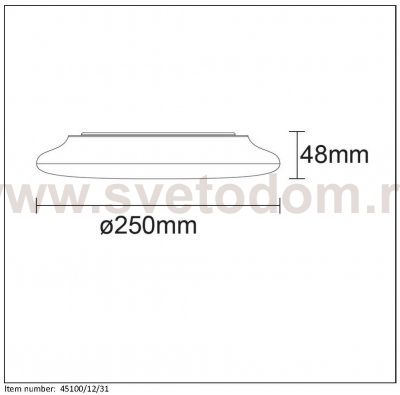 Потолочный светильник 45100/12/31 TOSIS Lucide