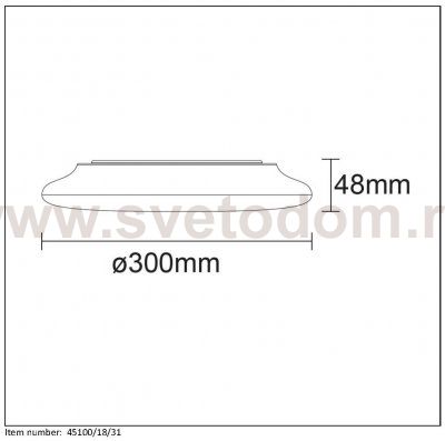 Потолочный светильник 45100/18/31 TOSIS Lucide