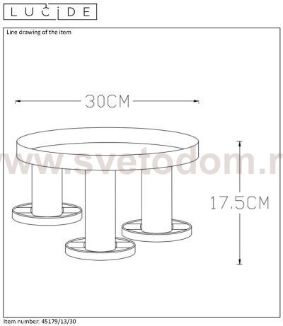 Светильник Lucide 45179/13/30