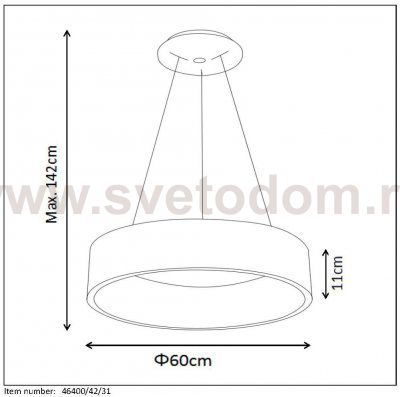 Подвесной светильник 46400/42/31 TALOWE Lucide