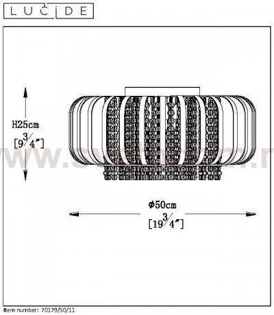 Потолочный светильник Lucide 70179/50/11