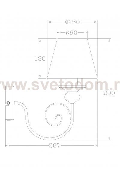 Светильник бра Lucide 71236/01/41 ROBIN