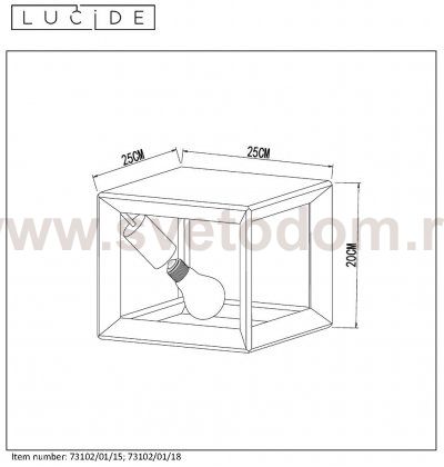 Потолочный светильник 73102/01/18 THOR Lucide