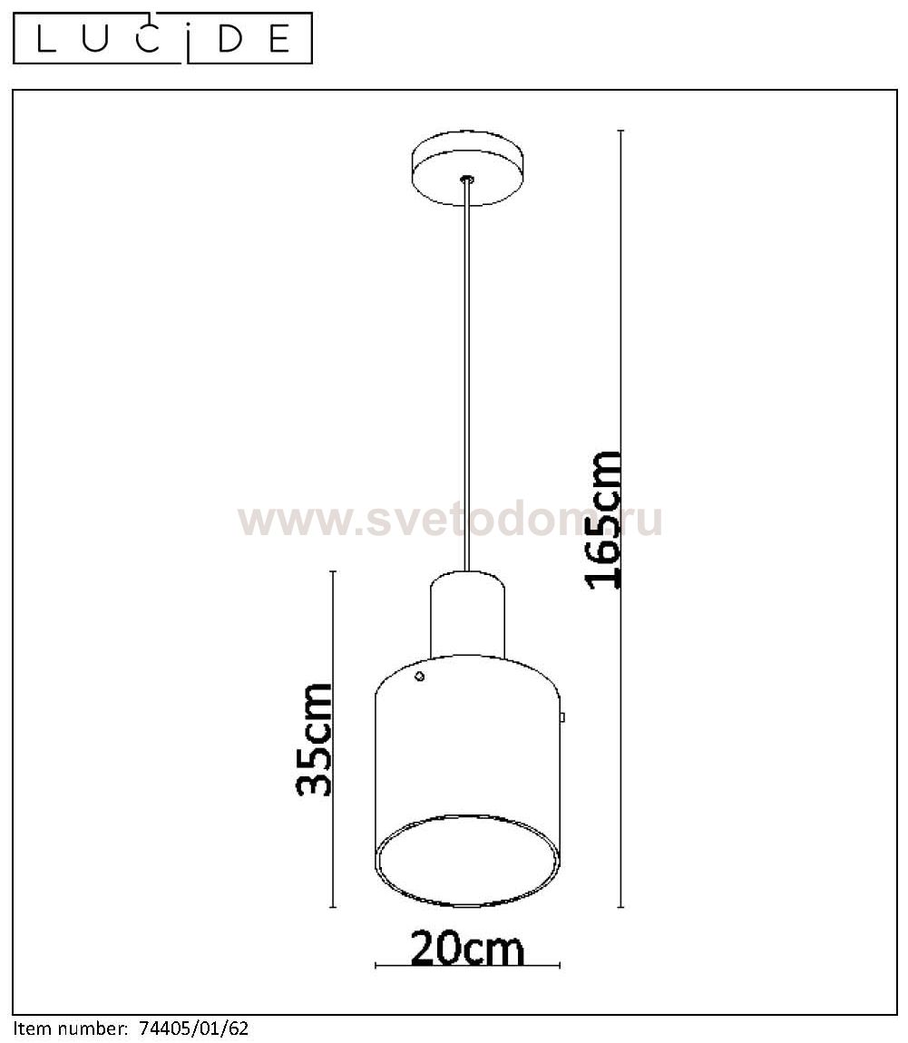 Светильник Lucide 74405/01/62