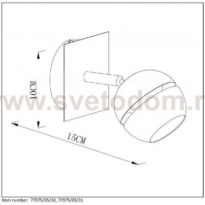 Потолочный светильник Lucide 77975/05/30 BINARI LED