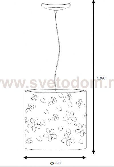 Подвесной светильник Lucide 78372/38/31 MARGUERITE 