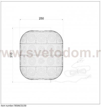 Настольная лампа 78584/25/30 TAHAR Lucide