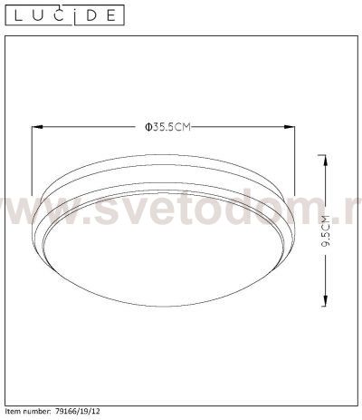 Светильник Lucide 79166/19/12