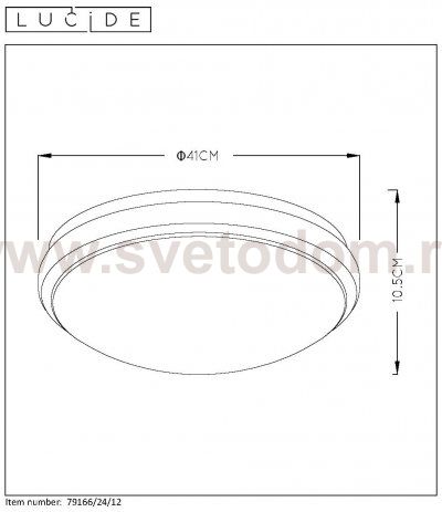Потолочный светильник Lucide 79166/24/12 CASPER 1