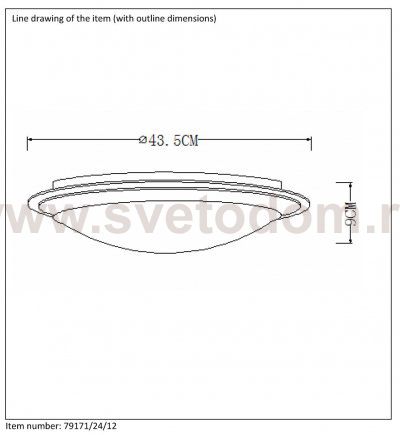 Потолочный светильник Lucide 79171/24/12 GENTLY/LED