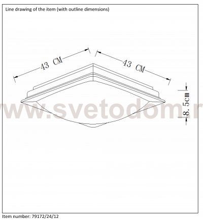 Потолочный светильник Lucide 79172/24/12 GENTLY/LED