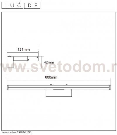 Светильник для зеркала 79297/12/12 ONNO Lucide