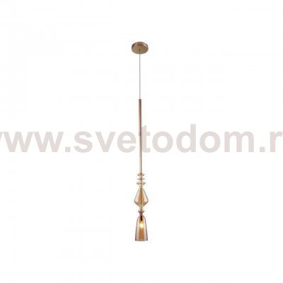 Светильник подвесной Crystal Lux LUX NEW SP1 B AMBER (2261/211)