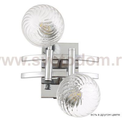 Светильник настенный бра Crystallux LUXURY AP2 CHROME LUXURY