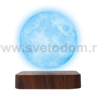 Светильник настольный Gauss 3D Луна 2W 3000K/4000K 220-240V D14см левитация LED (LV001)