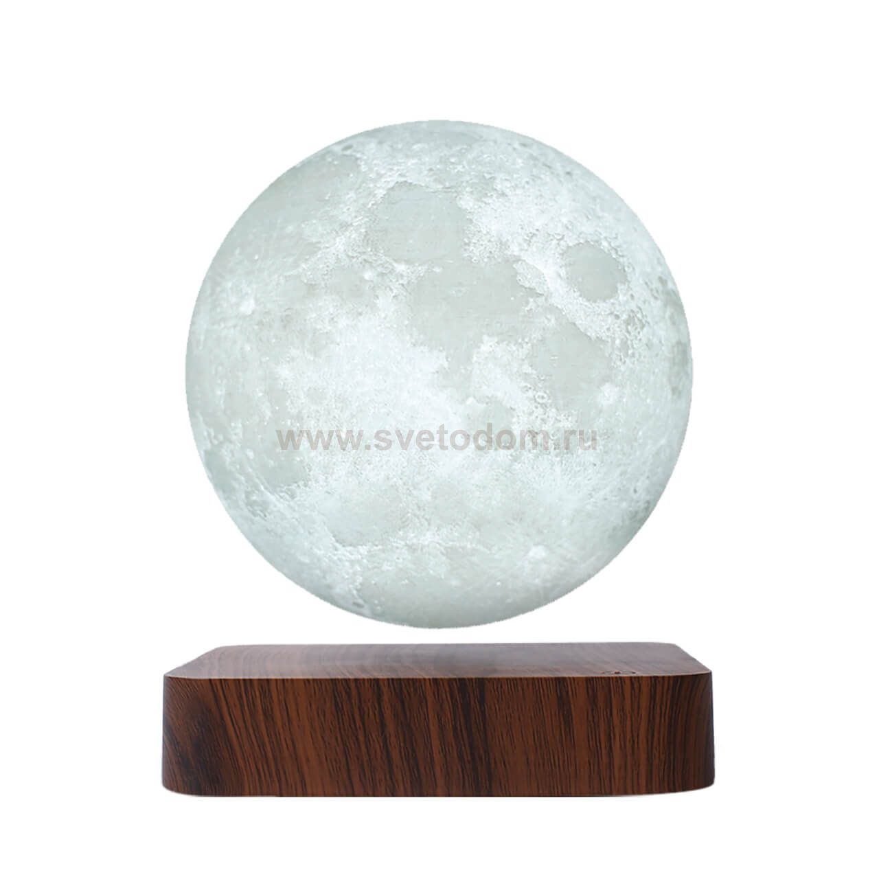 Светильник настольный Gauss 3D Луна 2W 3000K/4000K 220-240V D14см левитация LED (LV001)
