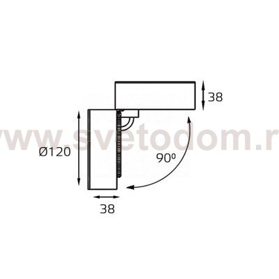 M03-0102 black светильник  потолочный Italline