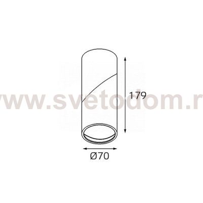 M03-0106 black светильник  потолочный Italline