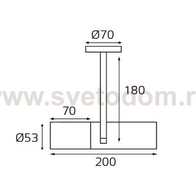 M03-093 white светильник  потолочный Italline