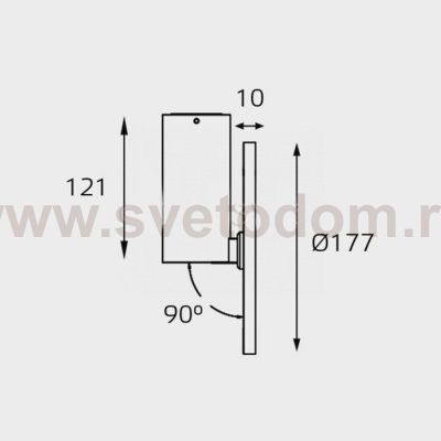 M03-096 white светильник  потолочный Italline