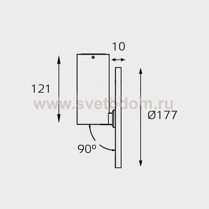 M03-098 white светильник  потолочный Italline