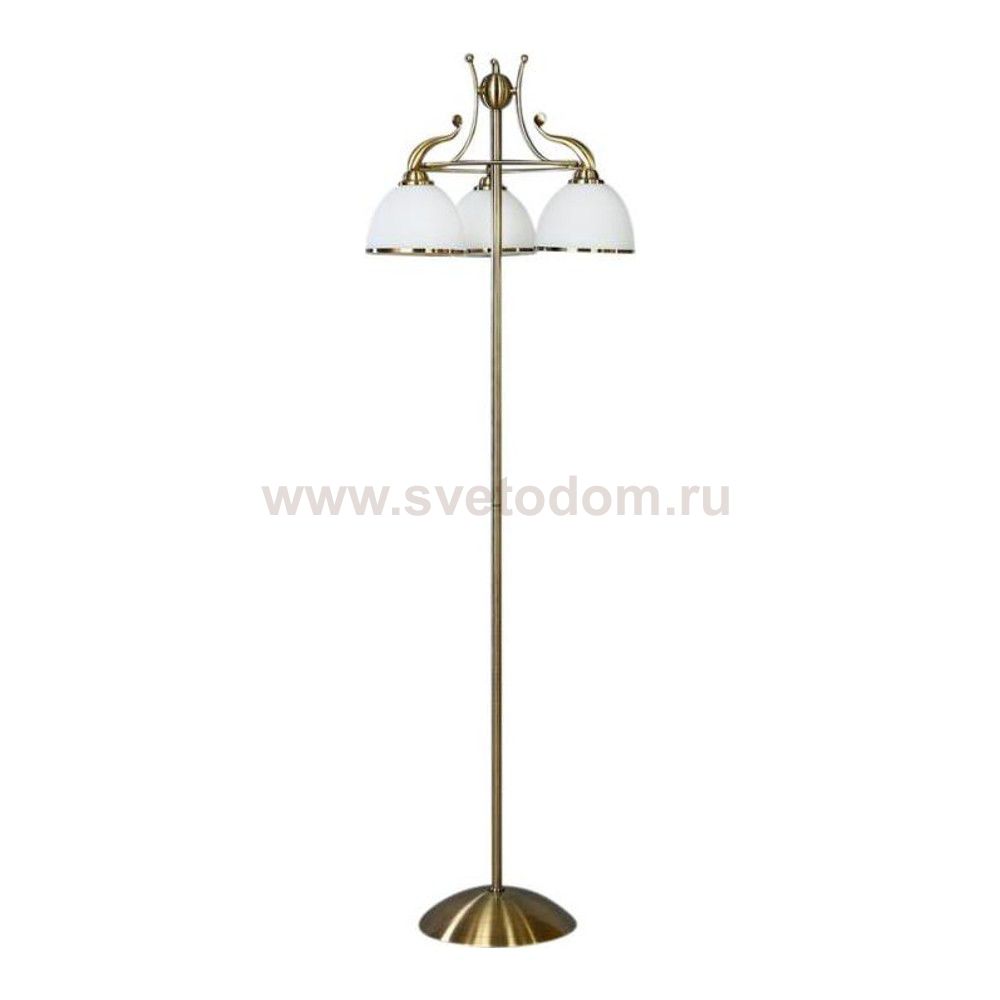 Торшер классический бронзовый Brizzi MA02401F/003 Bronze