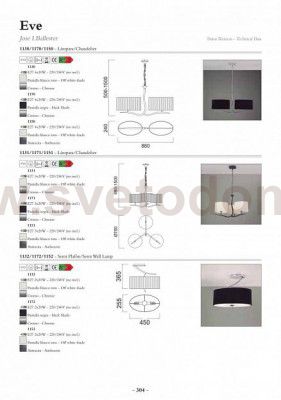 Люстра Mantra 1150 EVE