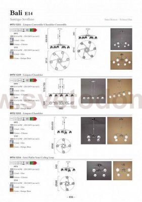 Люстра Mantra 1212 BALI