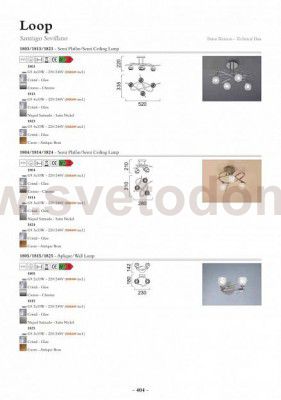 Люстра Mantra 1814 LOOP